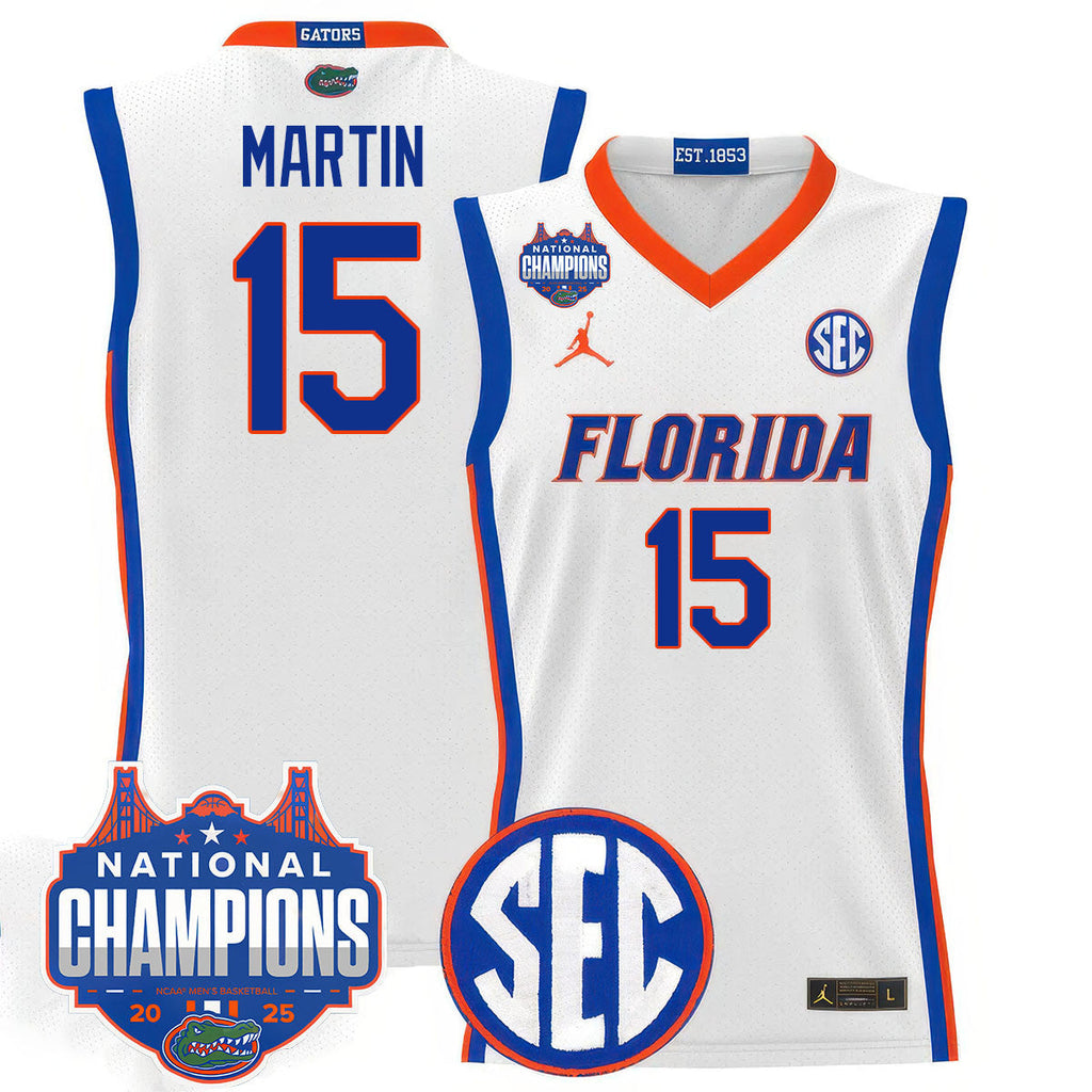 UF 2025 National Champions Basketball Jersey - Stitched product image 11