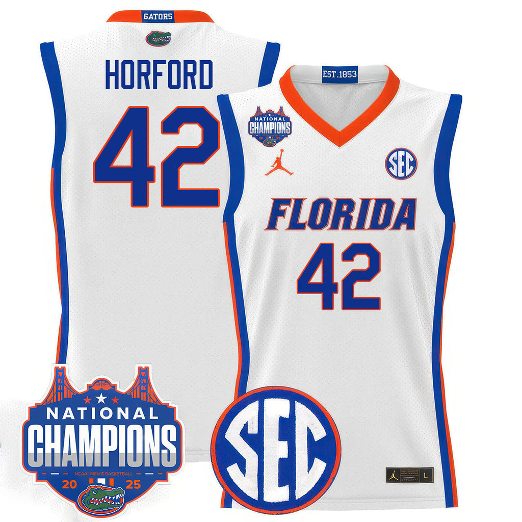 UF 2025 National Champions Basketball Jersey - Stitched product image 19