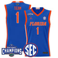 UF 2025 National Champions Basketball Jersey N1 - Stitched product image 1