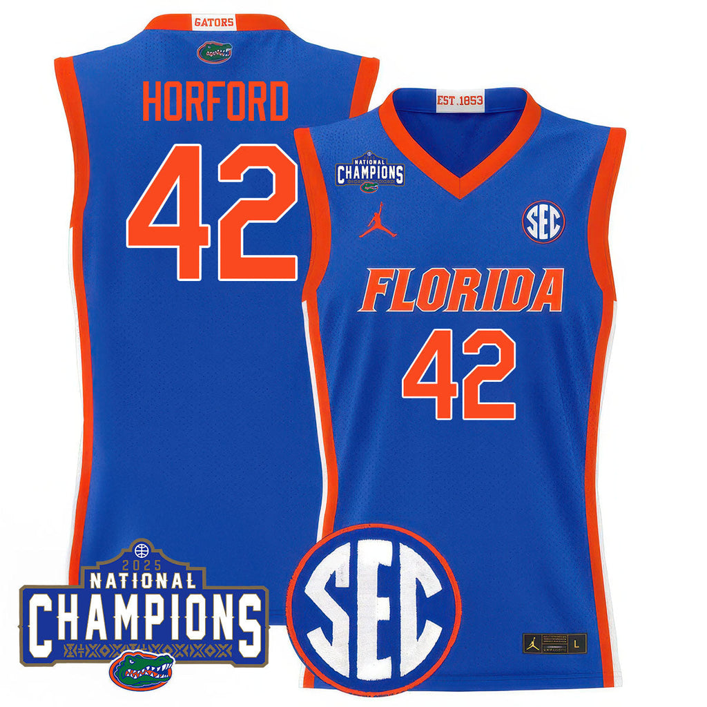 UF 2025 National Champions Basketball Jersey N1 - Stitched product image 7