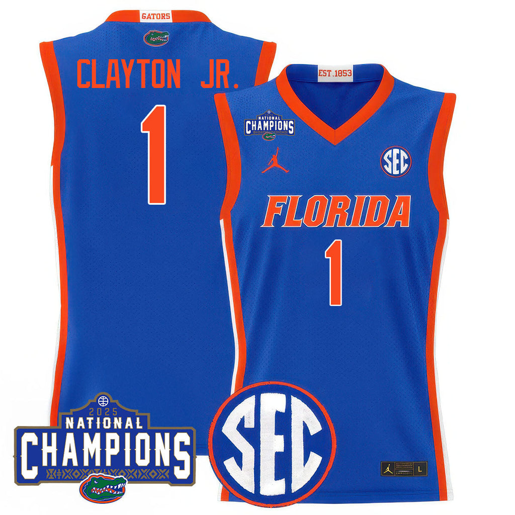 UF 2025 National Champions Basketball Jersey N1 - Stitched product image 4