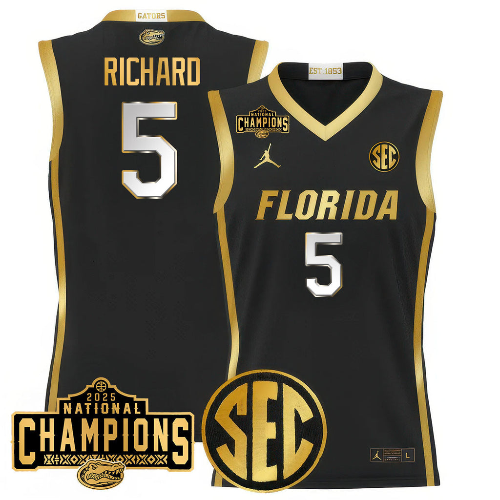UF 2025 National Champions Basketball Jersey N1 - Stitched product image 19