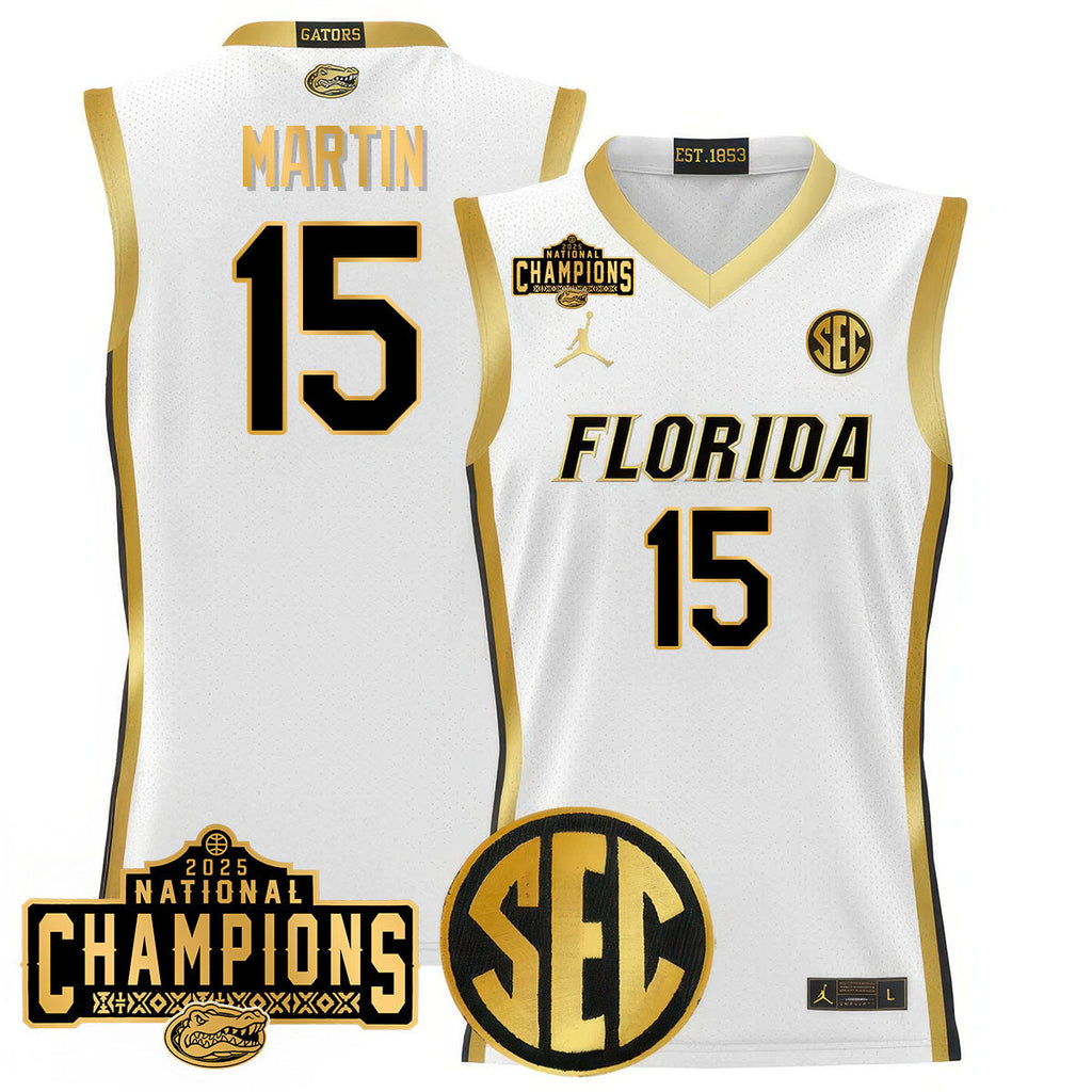 UF 2025 National Champions Basketball Jersey N1 - Stitched product image 25