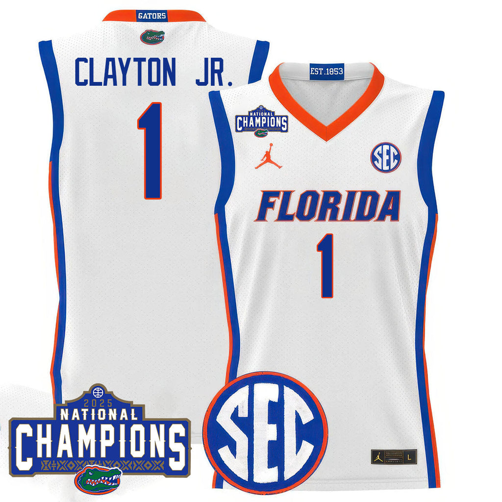 UF 2025 National Champions Basketball Jersey N1 - Stitched product image 12
