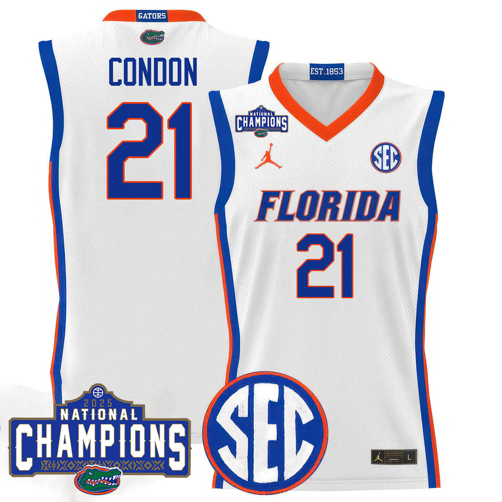 UF 2025 National Champions Basketball Jersey N1 - Stitched product image 14