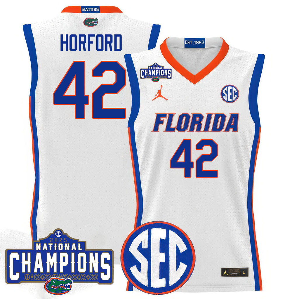UF 2025 National Champions Basketball Jersey N1 - Stitched product image 18