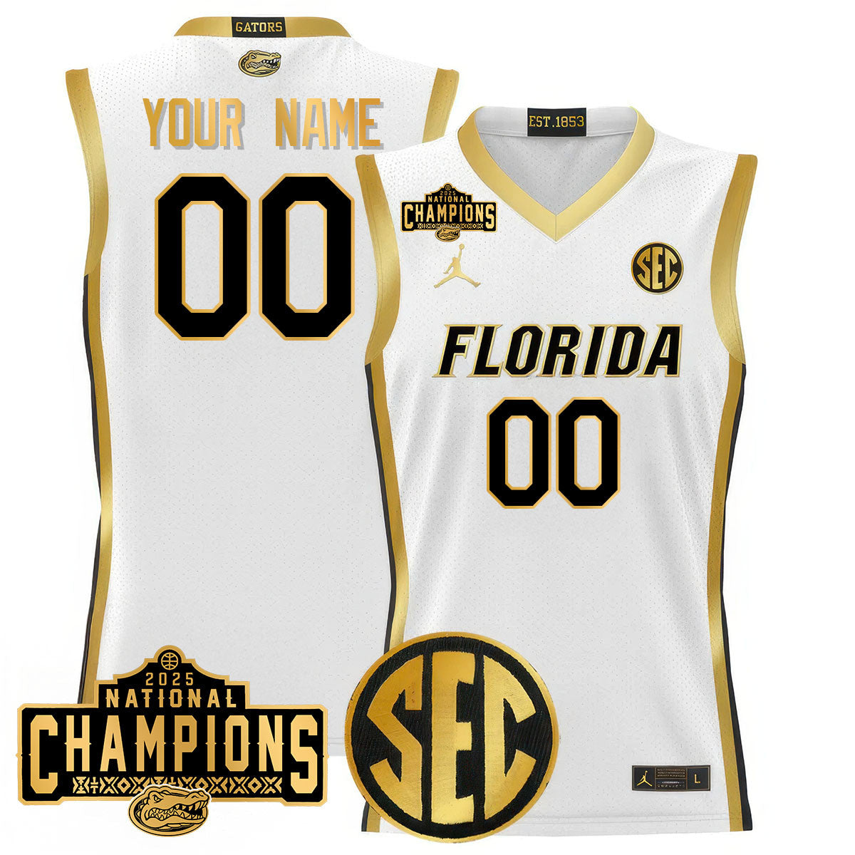 Custom Name/Gender UF 2025 National Champions Basketball product image 5