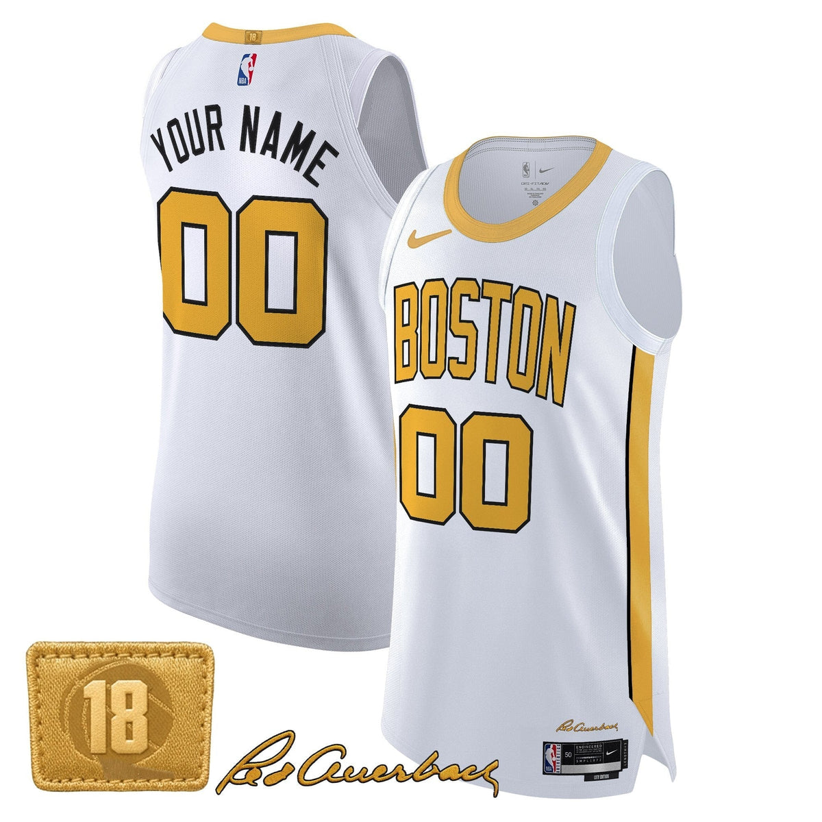 BOS 2025/26 City Edition Swingman Custom Jersey - Stitched product image 1
