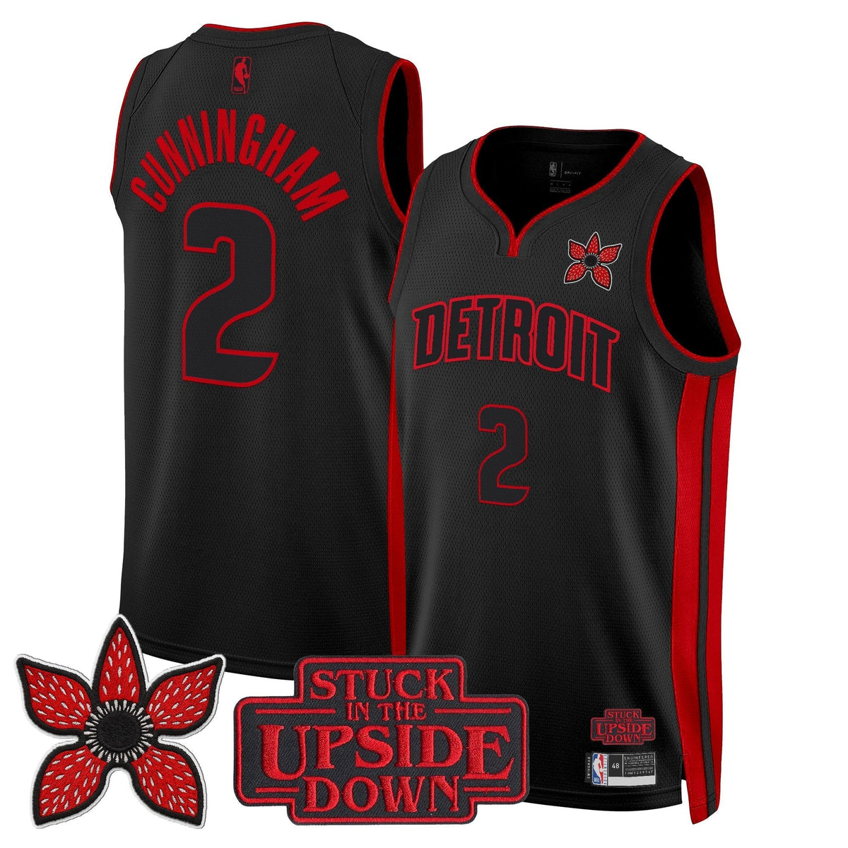 Detroit Pistons 'Stranger Things Edition' Swingman Jersey product image 2