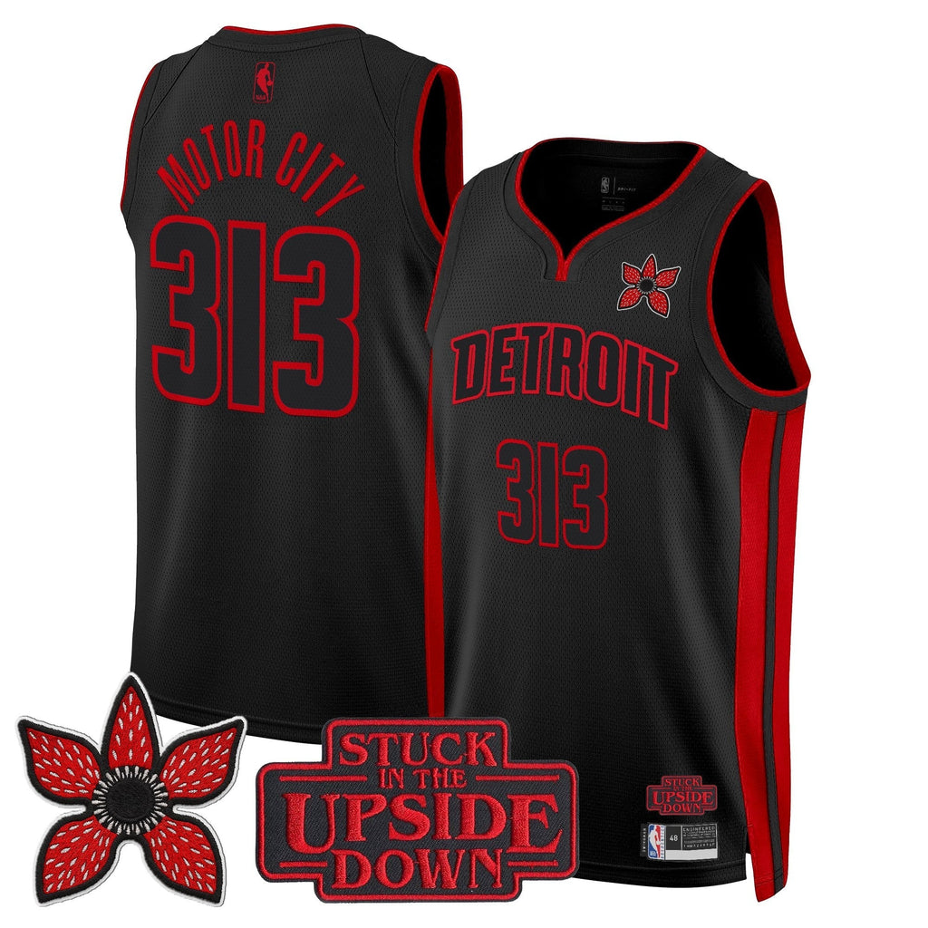 Detroit Pistons 'Stranger Things Edition' Swingman Jersey product image 3