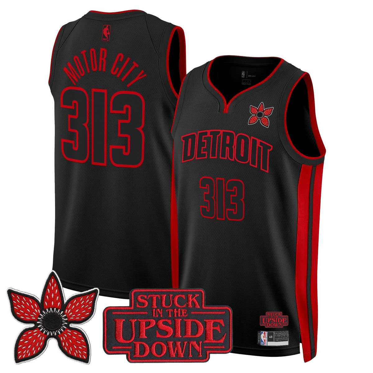 Detroit Pistons 'Stranger Things Edition' Swingman Jersey product image 3