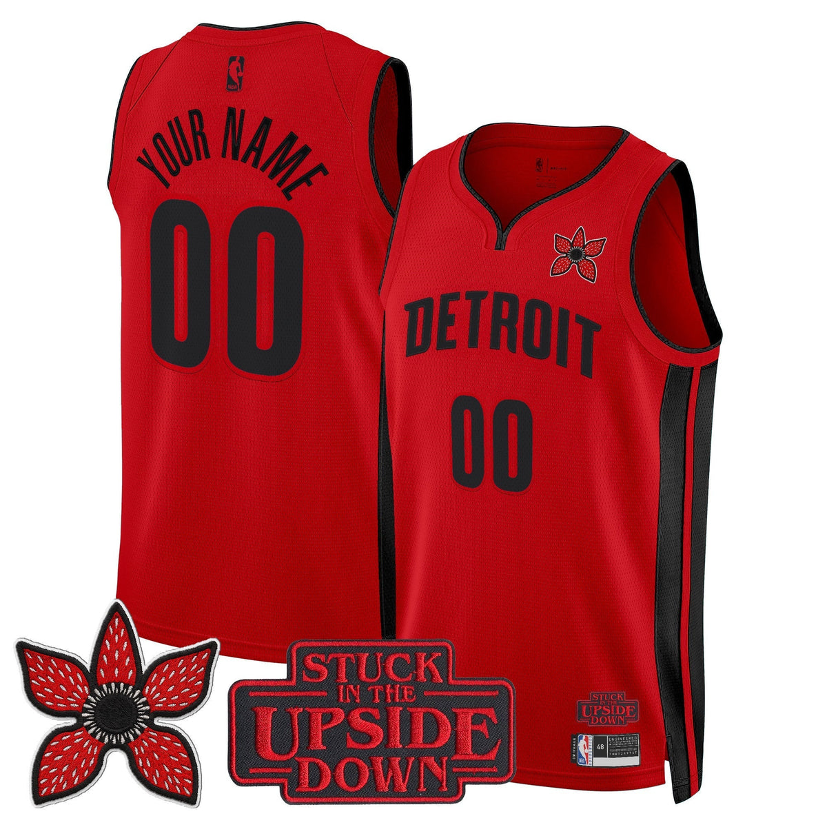Detroit Pistons 'Stranger Things Edition' Swingman Custom product image 2