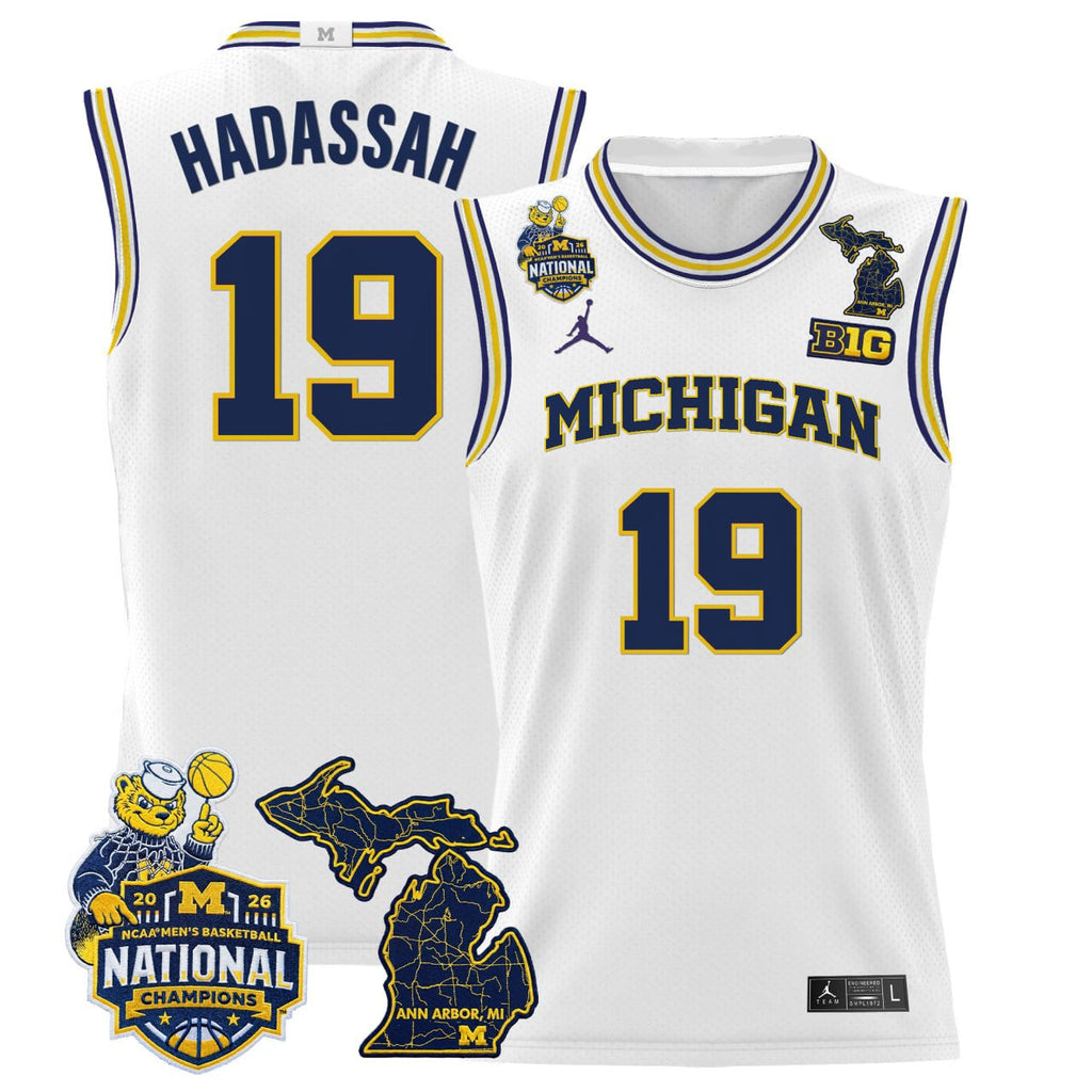 Michigan Wolverines Customized Basketball Jersey - All product image 2