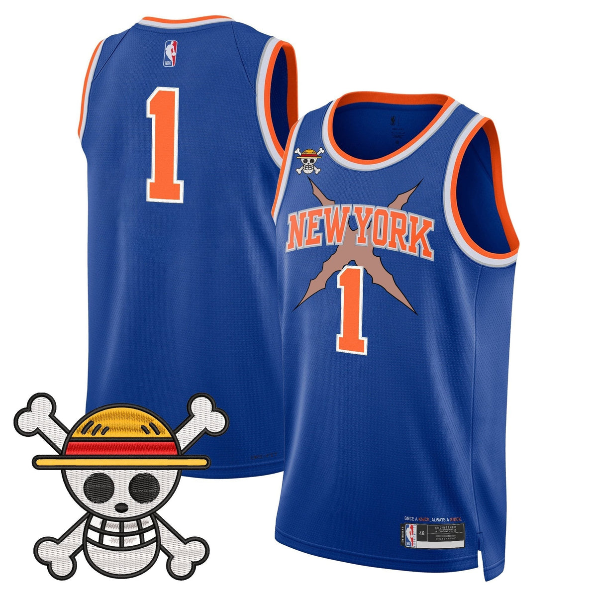 NYK x One Piece Swingman Jersey- Stitched product image 9