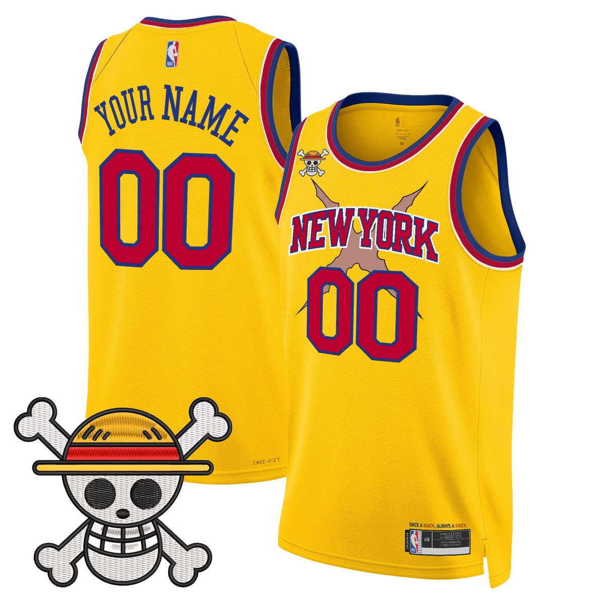 NYK x One Piece Swingman Custom Jersey- Stitched product image 5
