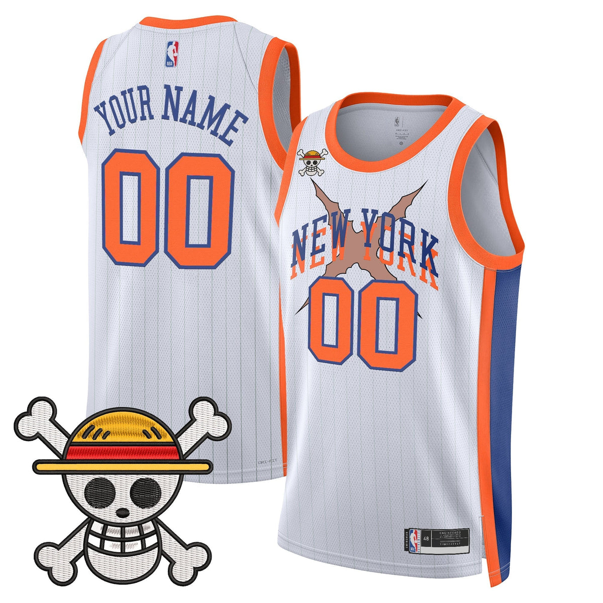 NYK x One Piece Swingman Custom Jersey- Stitched product image 3