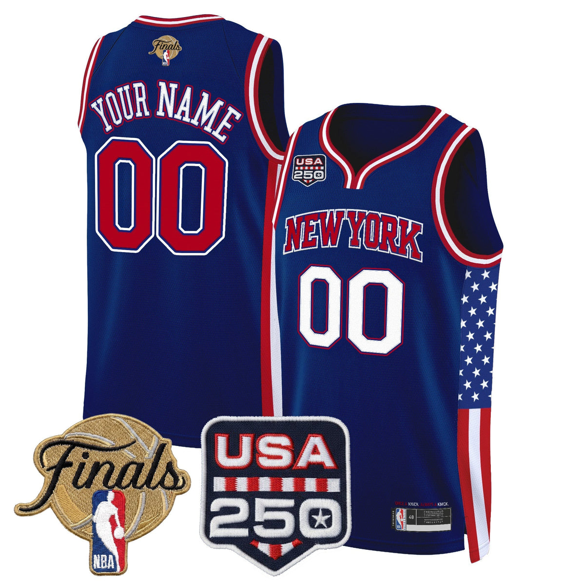 New York Knicks "America 250 Edition" 2026 Finals Patch product image 3