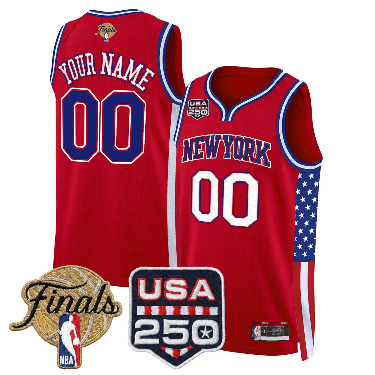 New York Knicks "America 250 Edition" 2026 Finals Patch product image 2