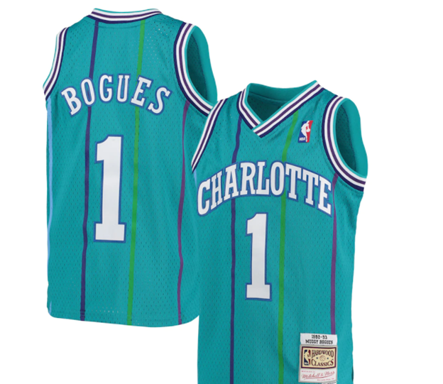 Charlotte Hornets Muggsy Bogues 1992-93 Mitchell & Ness product image 1