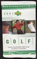 2001 Upper Deck Golf Hobby Pack product image 1, provided for visual reference and product detail review