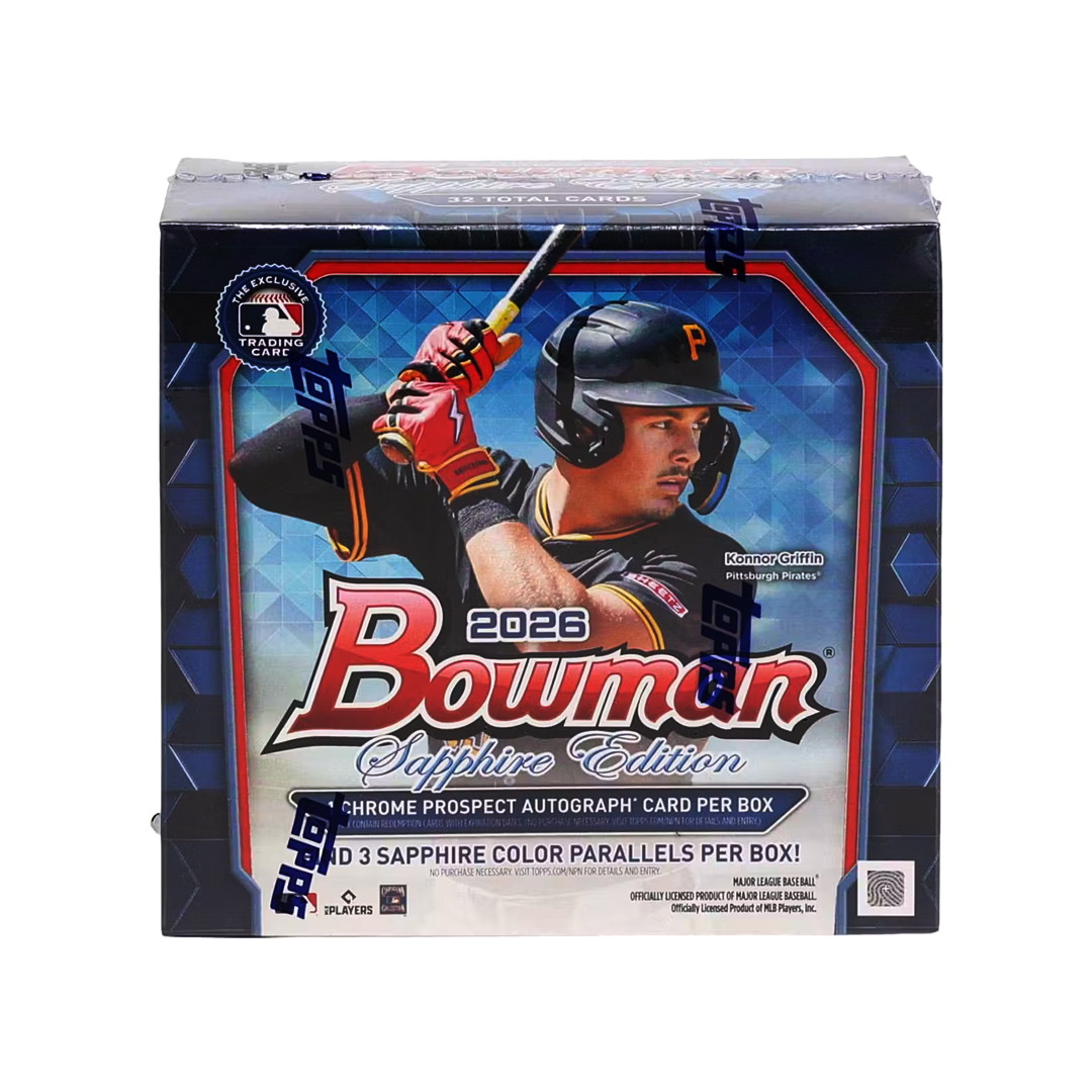 2026 Bowman Chrome Baseball Sapphire Edition Box product image 1, provided for visual reference and product detail review