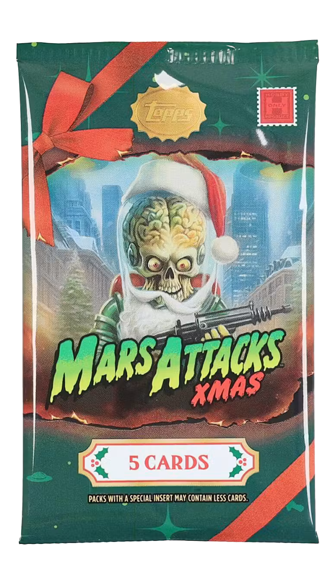 2026 Topps Mars Attacks Christmas Hobby Pack product image 1, provided for visual reference and product detail review