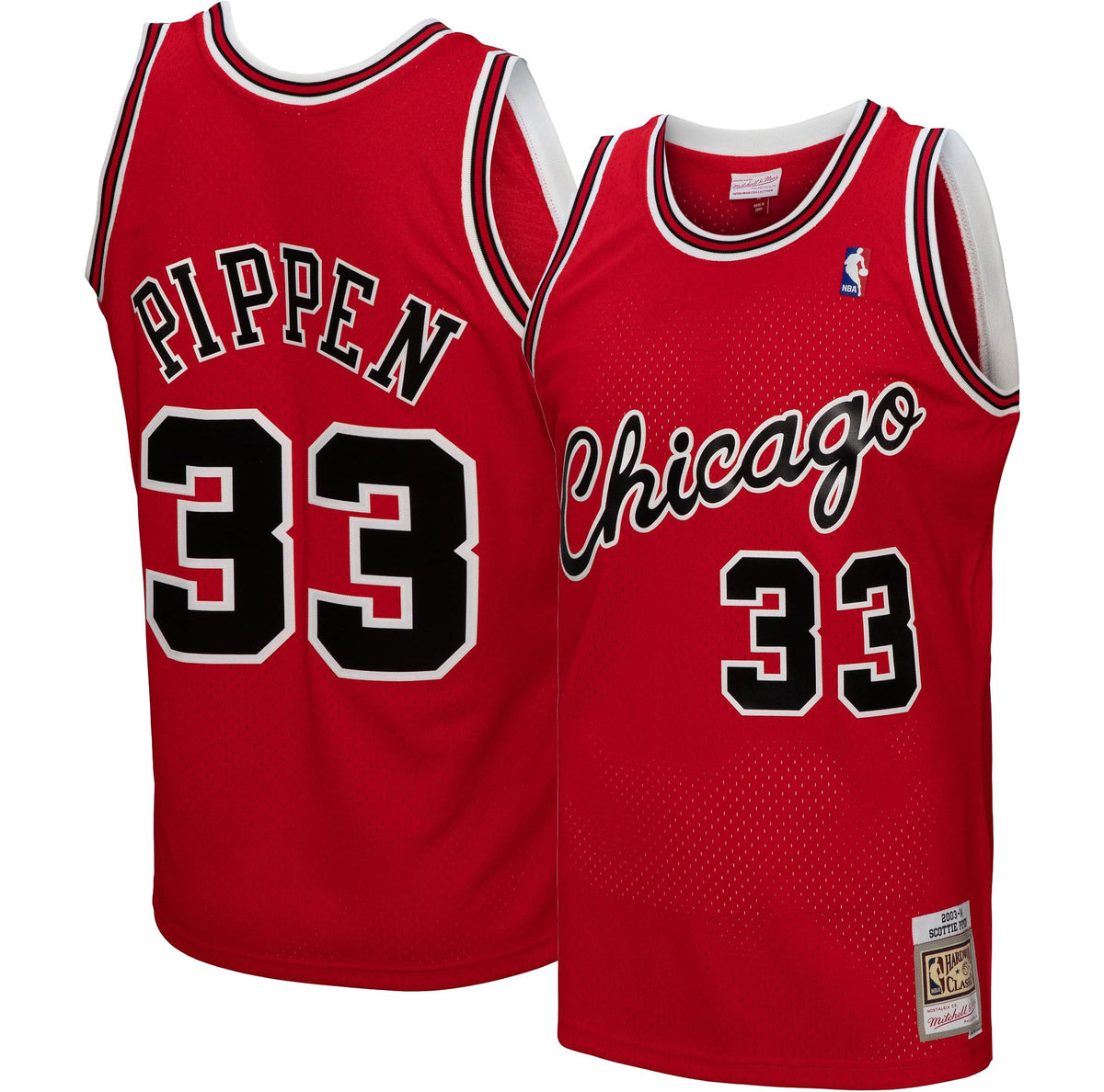 Mens Chicago Bulls Scottie Pippen Mitchell & Ness Red 2003 product image 1