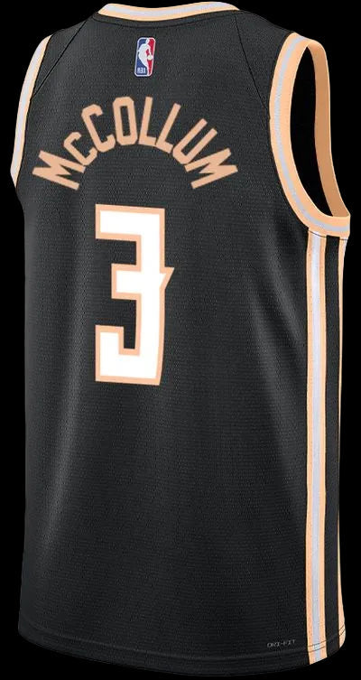 CJ McCollum Atlanta Hawks Jersey - City Edition - Black product image 2