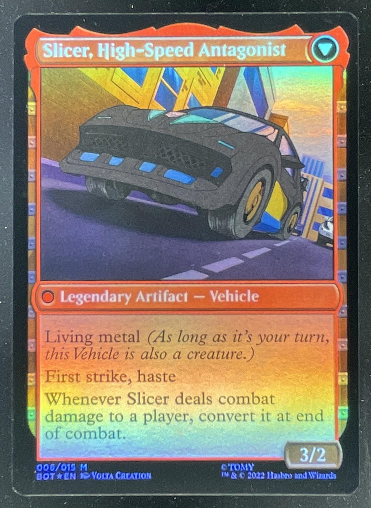 Magic The Gathering Slicer, Hired Muscle - Universes Beyond: Transformers BOT product image 2, provided for visual reference