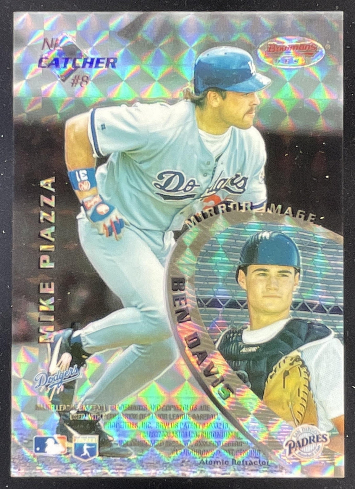 1996 Bowman's Best Mirror Image Atomic Ivan Rodriguez Valentin Piazza Ben Davis product image 2, provided for visual