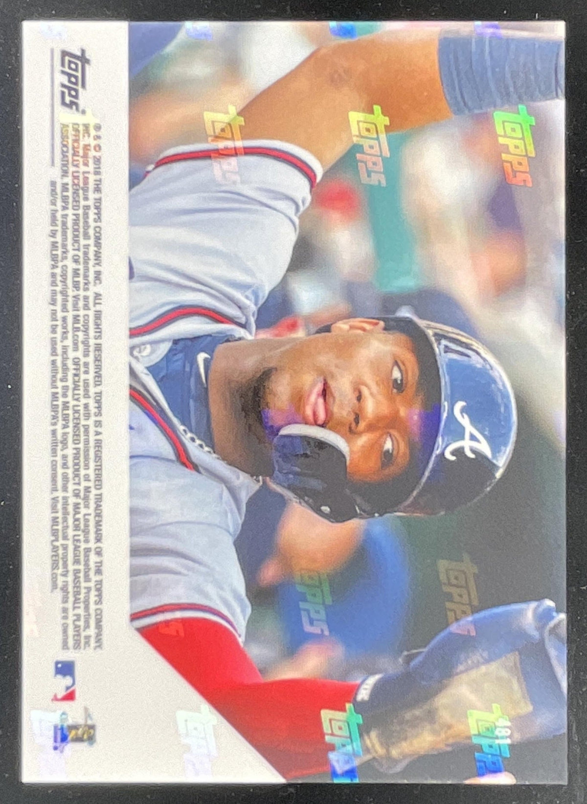 2018 Topps Now #481 Ronald Acuna RC product image 2, provided for visual reference and product detail review