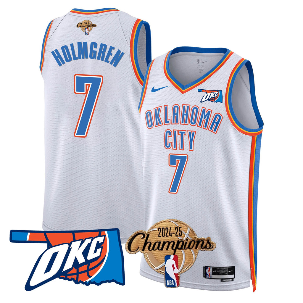 OKC 2024-25 Champions Jersey - Stitched product image 3