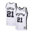 San Antonio Spurs Tim Duncan 1998-99 Mitchell & Ness White product image 1