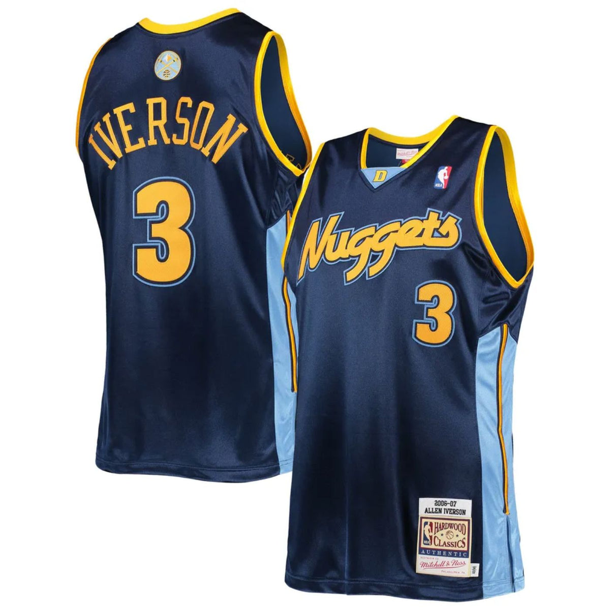 Denver Nuggets Allen Iverson Blue 2006-07 Hardwood Classics product image 1