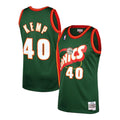 Seattle Supersonics Shawn Kemp Green 1995-96 Hardwood product image 1