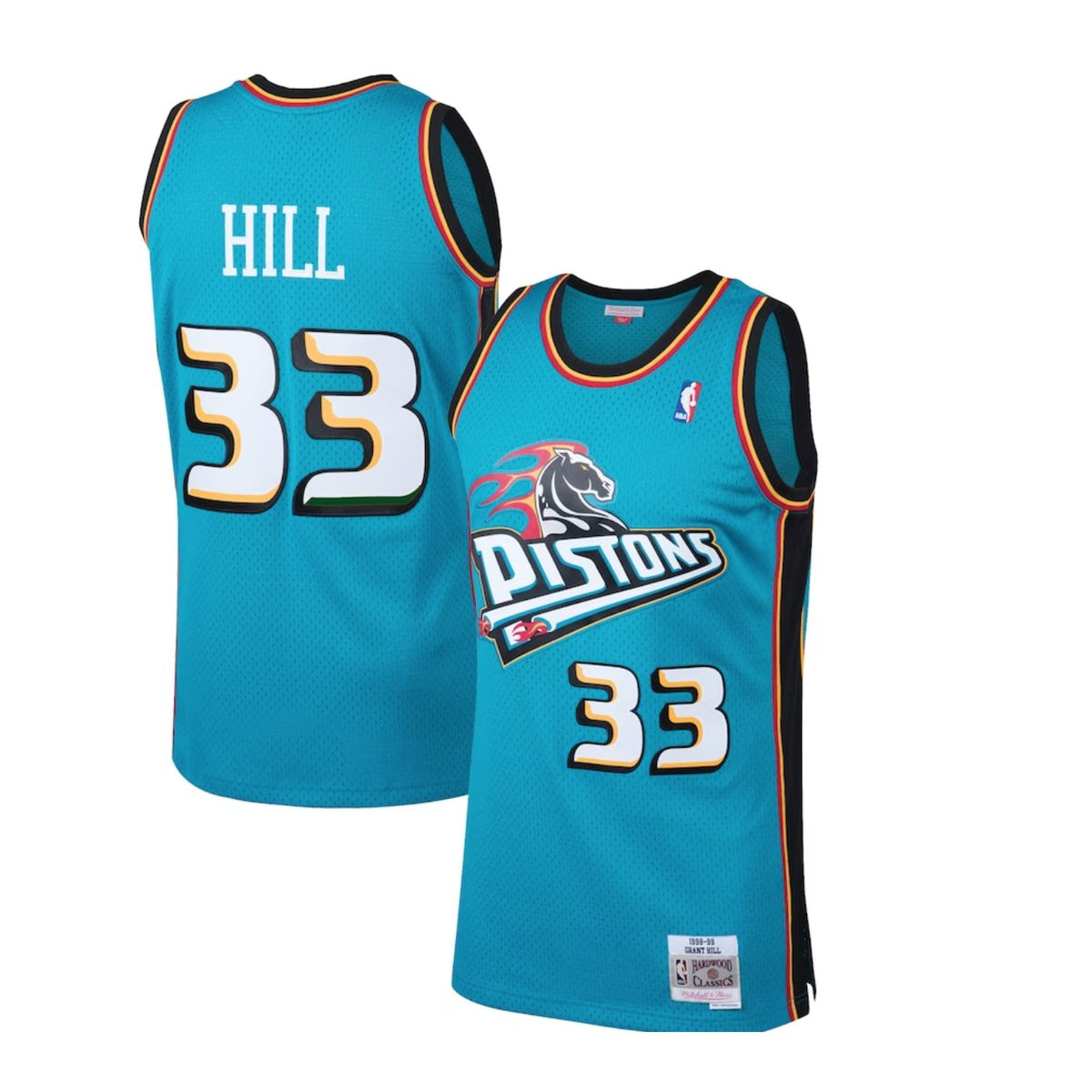 Detroit Pistons Grant Hill 1998-99 Mitchell & Ness Teal product image 1