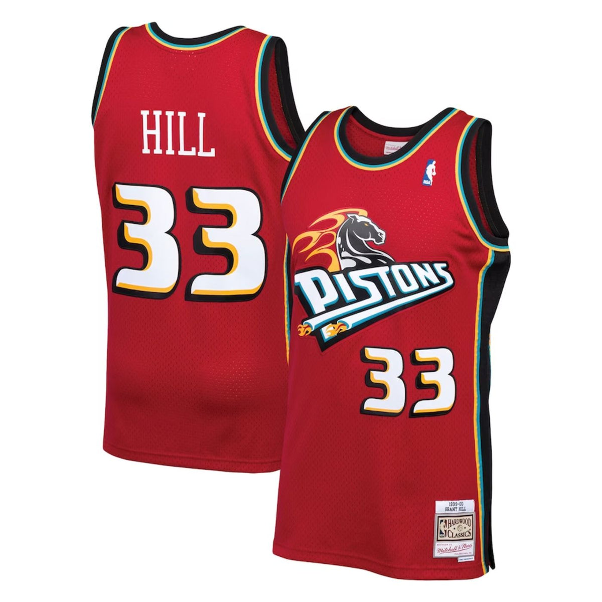 Detroit Pistons Grant Hill Red 1999-00 Hardwood Classics product image 1