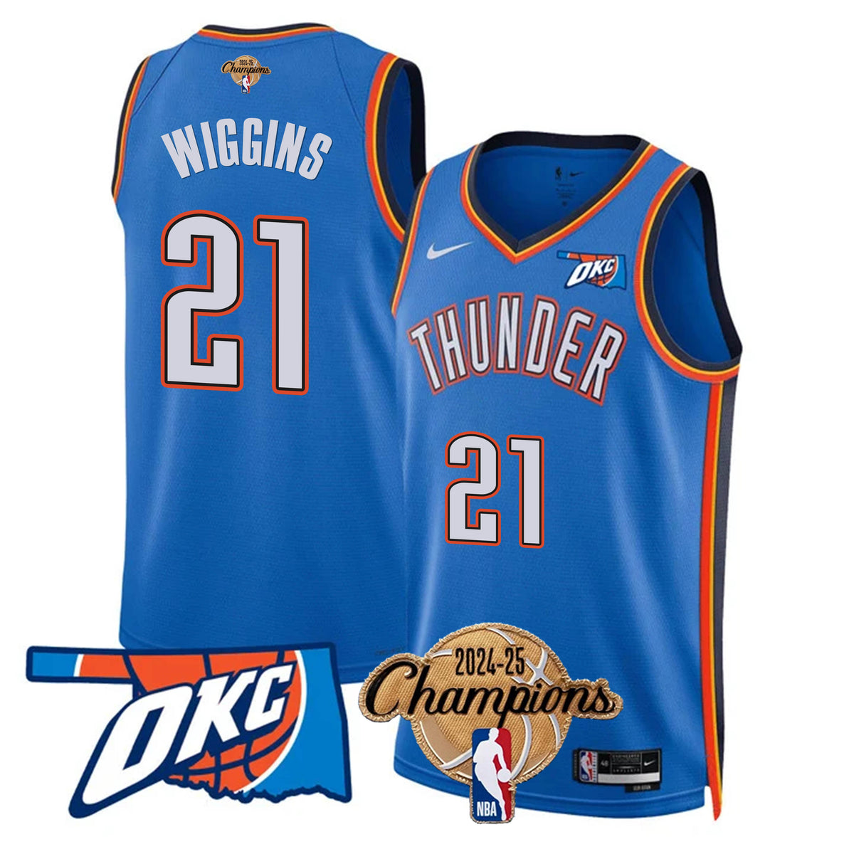 OKC 2024-25 Champions Jersey - Stitched product image 14