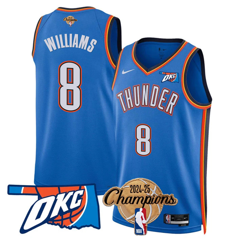 OKC 2024-25 Champions Jersey - Stitched product image 12