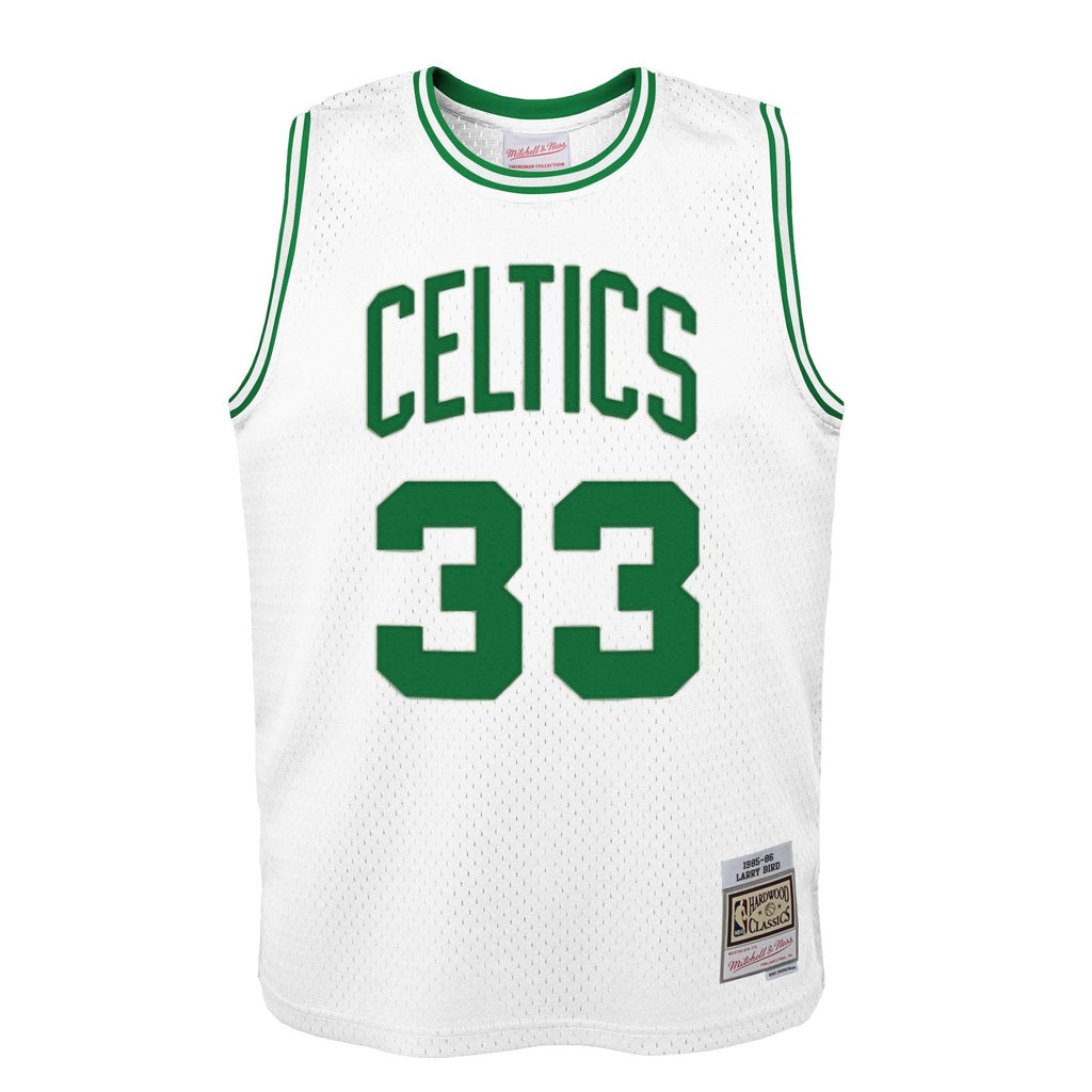 Boston Celtics Larry Bird Mitchell & Ness White 1985-86 product image 2