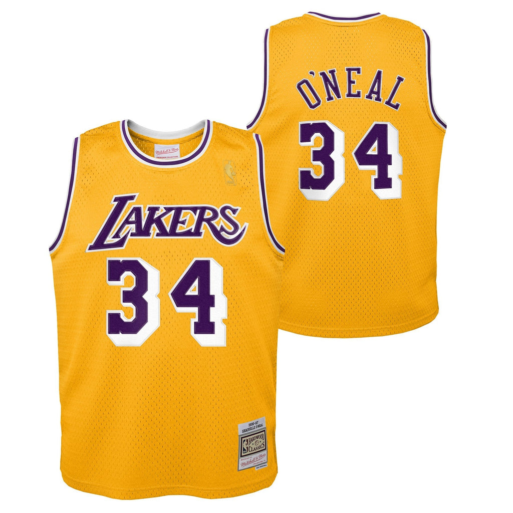 Los Angeles Lakers Shaquille O`Neal Mitchell & Ness Gold product image 1