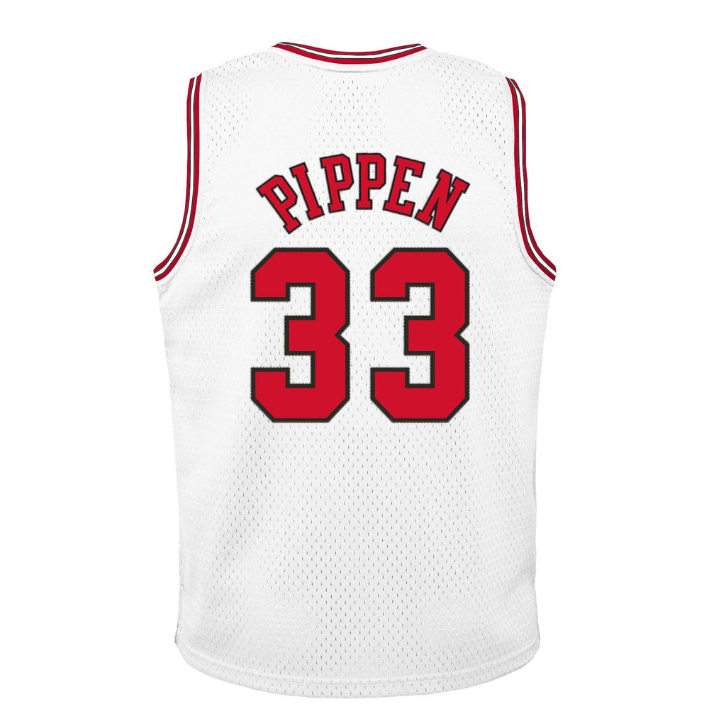 Chicago Bulls Scottie Pippen Mitchell & Ness White Hardwood product image 3