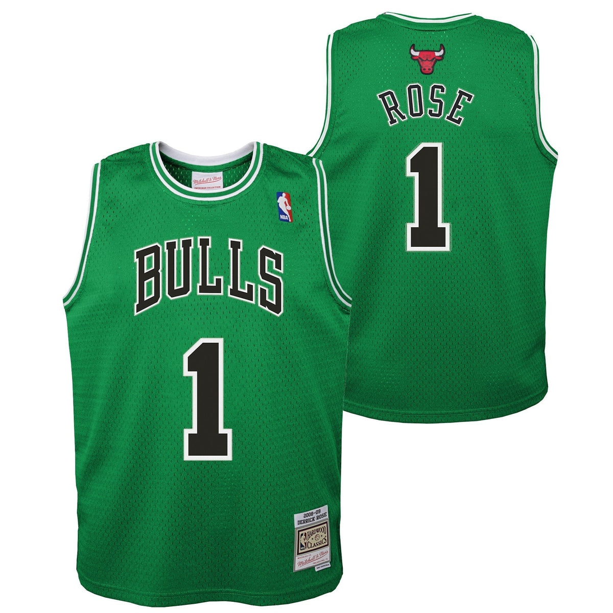Chicago Bulls Derrick Rose Mitchell & Ness Kelly Green St. product image 1