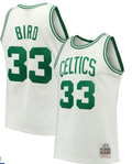Boston Celtics Larry Bird White 1985-86 Hardwood Classics product image 1