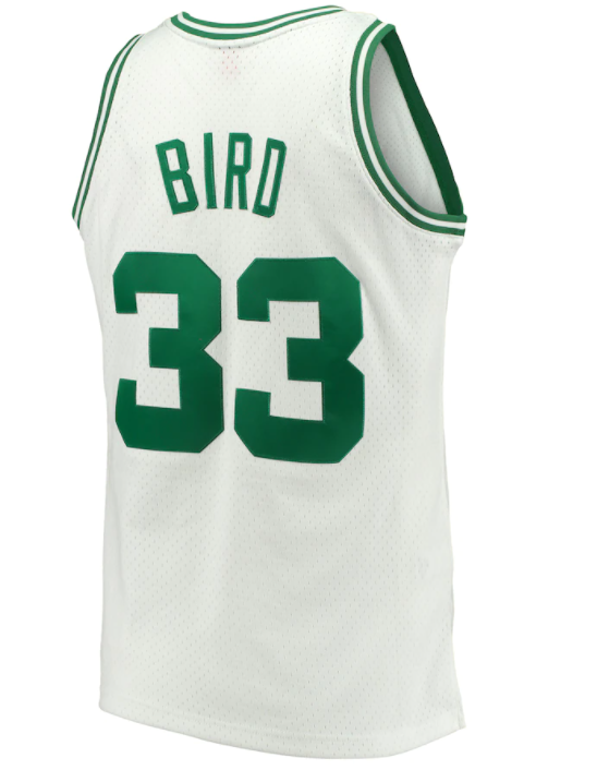 Boston Celtics Larry Bird White 1985-86 Hardwood Classics product image 2