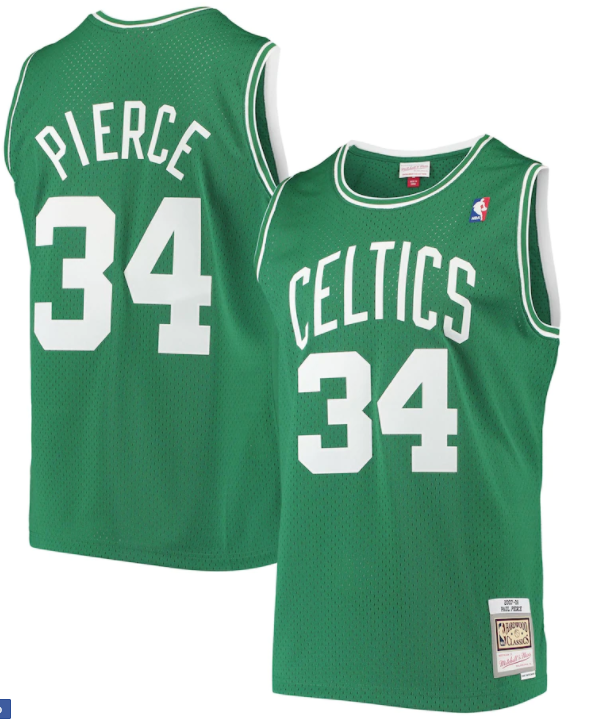 Paul Pierce Boston Celtics 2007-08 Mitchell & Ness Green product image 1