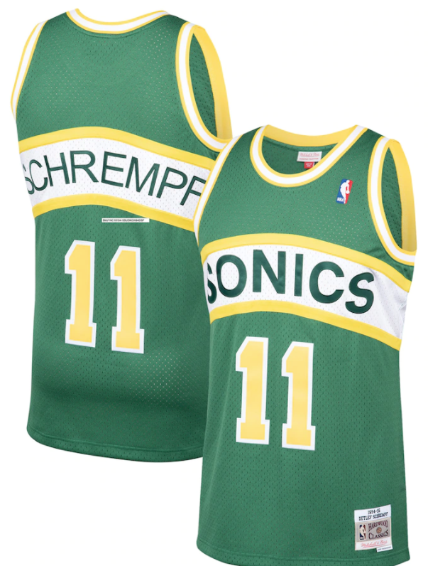 Seattle Supersonics Detlef Schrempf 1994-95 Mitchell & Ness product image 1