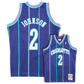 Charlotte Hornets Larry Johnson Purple 1994-95 Hardwood product image 1