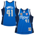 Dallas Mavericks Dirk Nowitzki Blue 1998-2019 Hall Of Fame product image 1