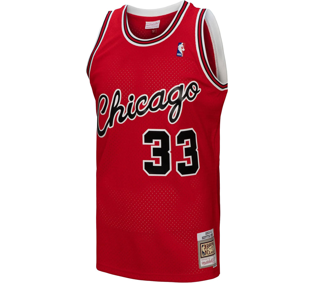 Mens Chicago Bulls Scottie Pippen Mitchell & Ness Red 2003 product image 2